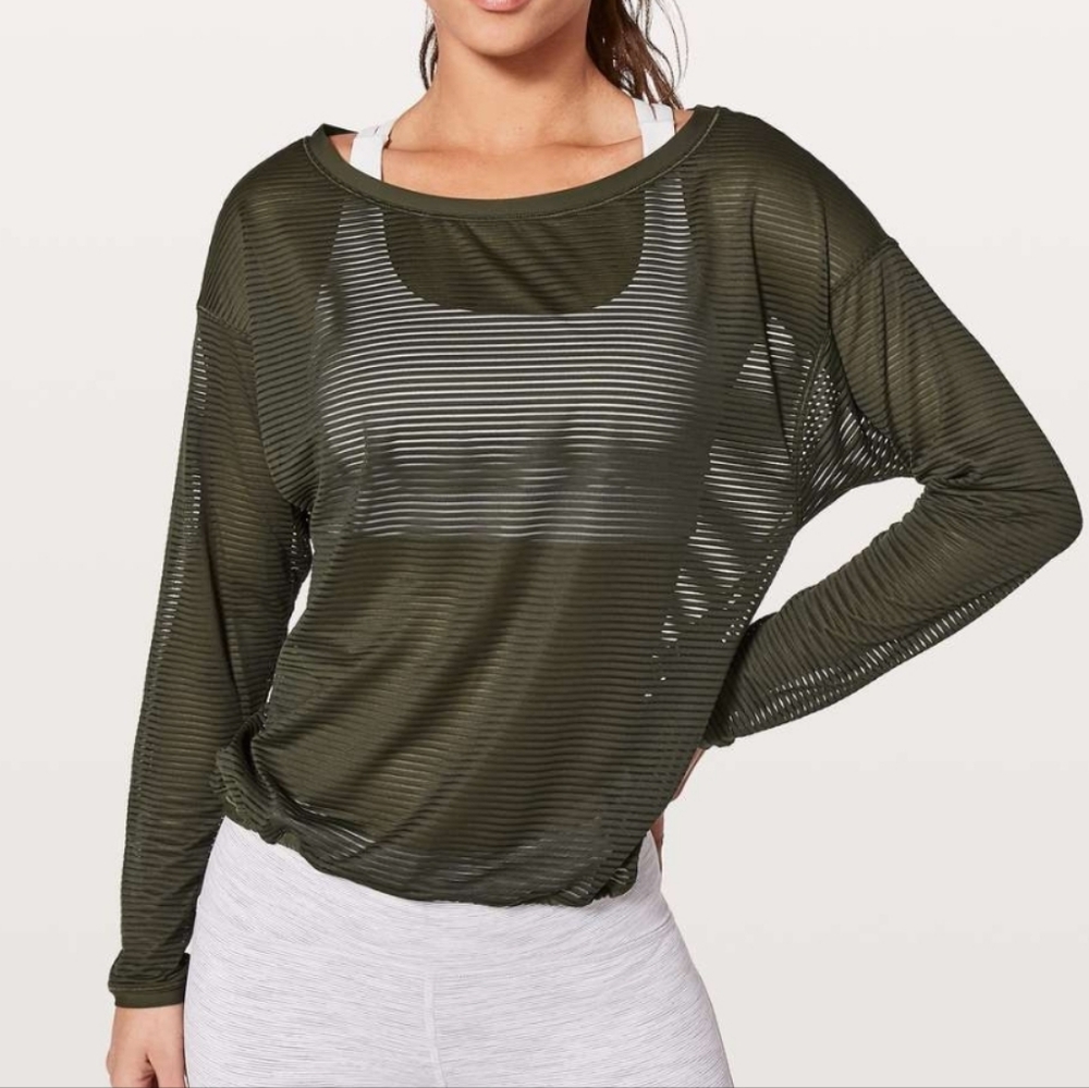 Lululemon Lean In Long Sleeve Top